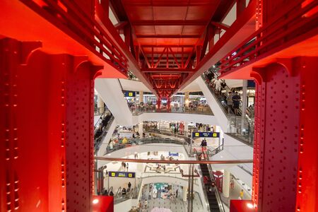 the interior architecture of the Terminal 21 Shopping Mal in the city of Pattaya in the Provinz Chonburi in Thailand.  Thailand, Pattaya, November, 2018のeditorial素材