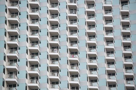 the architecture of a hotel at the ao Pattaya Bay in the city of Pattaya in the Provinz Chonburi in Thailand.  Thailand, Pattaya, November, 2018のeditorial素材