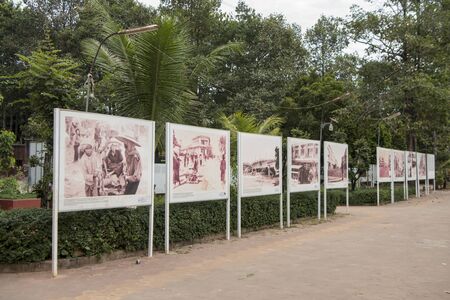 the Wat Thmey or Killing Fieldsof the red khmer in the city of Siem Reap in northwest of Cambodia.   Siem Reap, Cambodia, November 2018のeditorial素材