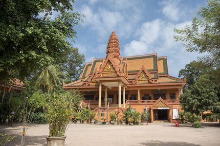 the Wat Bo Temple in the city of Siem Reap in northwest of Cambodia.   Siem Reap, Cambodia, November 2018のeditorial素材