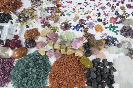 the Gem and Jewelry market in the city of  Chanthaburi in the north of Thailand.  Thailand, Chanthaburi, November, 2018.のeditorial素材