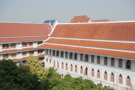 the Wat Pak Nam Temple in Thonburi near the city of Bangkok in Thailand in Southest Asia.  Thailand, Bangkok, November, 2019のeditorial素材
