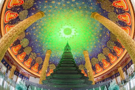 the Wat Pak Nam Temple in Thonburi near the city of Bangkok in Thailand in Southest Asia.  Thailand, Bangkok, November, 2019のeditorial素材