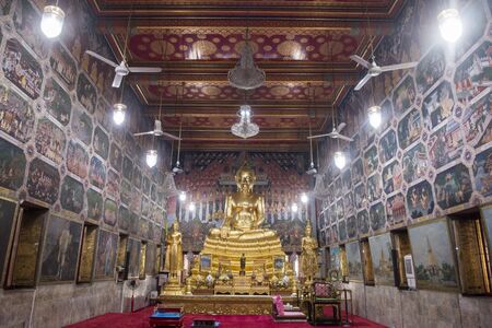 the Wat Pak Nam Temple in Thonburi near the city of Bangkok in Thailand in Southest Asia.  Thailand, Bangkok, November, 2019のeditorial素材