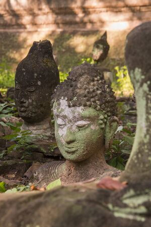 The Wat Umong in the city of Chiang Mai at north Thailand.   Thailand, Chiang Mai, November, 2019のeditorial素材