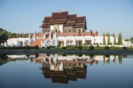 The Royal Park of Rajaphruek near the city of Chiang Mai innorth Thailand.   Thailand, Chiang Mai, November, 2019のeditorial素材