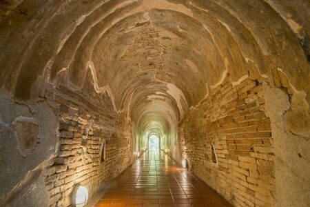 The Wat Umong in the city of Chiang Mai at north Thailand.   Thailand, Chiang Mai, November, 2019のeditorial素材