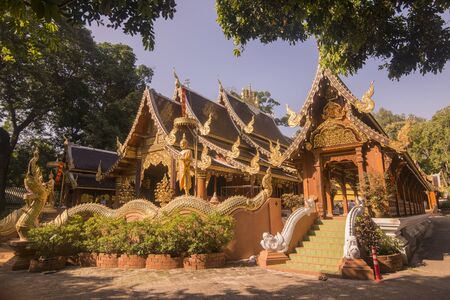 The Wat Ram Poeng in the city of Chiang Mai at north Thailand.   Thailand, Chiang Mai, November, 2019のeditorial素材