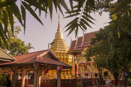 the Wat Phan On in the city of Chiang Mai at north Thailand.   Thailand, Chiang Mai, November, 2019のeditorial素材