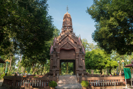 The City pillar Shrine in of the town of Kamphaeng Phet in the Kamphaeng Phet Province in North...