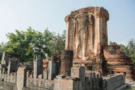 the Wat Chetupon at the Historical Park in Sukhothai in the Provinz Sukhothai in Thailand.   Thailand, Sukhothai, November, 2019のeditorial素材