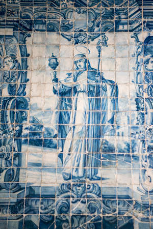 inside of the Monastery and Convento de Santa Clara in the city centre of Funchal at night on the Island Madeira of Portugal.   Portugal, Madeira, April 2018のeditorial素材