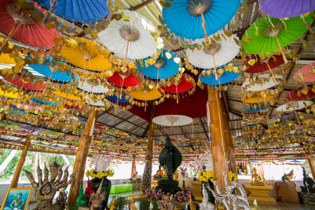 the Thai Unity Temple near the town of Mae Sot in the Province of Tak in Tahiland.   Thailand, Mae Sot, November, 2019のeditorial素材