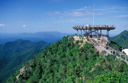 the Mountain area of Gunung Machinchang on the Island of Langkawi in Malaysia.  Malaysia, Langkawi, January, 2003のeditorial素材