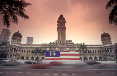 the Sultan Abdul Samad Building and Palace in the city of Kuala Lumpur in Malaysia.  Malaysia, Kuala Lumpur, January, 2003のeditorial素材