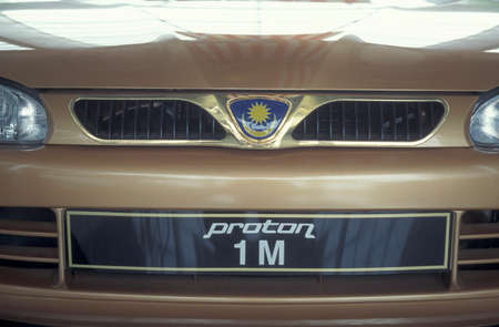 a Proton Car at the Car Factory of Proton in the city of Kuala Lumpur in Malaysia.  Malaysia, Kuala Lumpur, January, 2003のeditorial素材