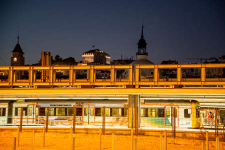 the Railway Station of Cais de Sodre in Chiado in the City of Lisbon in Portugal.  Portugal, Lisbon, October, 2021のeditorial素材