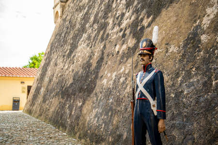 the Fort of Santa Luzia near the city of Elvas in Alentejo in Portugal.  Portugal, Elvas, October, 2021のeditorial素材