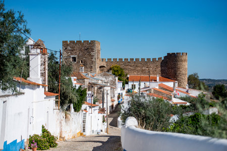 the Castelo de Terena in the Village of Terena in Alentejo in  Portugal.  Portugal, Terena, October, 2021のeditorial素材