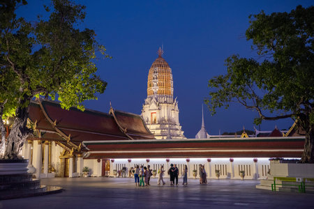 Chedi of Wat Phra Si Rattana Mahathat in the city of Phitsanulok in Thailand. Thailand, Phitsanulok,...