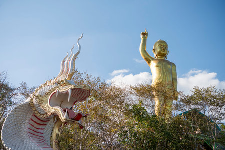 Wat Tham Pha Keung in Amphoe Phu Wiang in Province of Khon Kaen in Thailand. Thailand, Khon Kaen,...