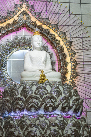 Buddha of Wat Pha Sorn Kaew in Khao Kho Mountains of Phetchabun Province in Thailand. Thailand, Phetchabun, December, 3, 2024のeditorial素材