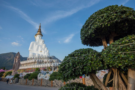 Wat Phra That Pha Sorn Kaew in Khao Kho Mountains of Phetchabun Province in Thailand. Thailand,...