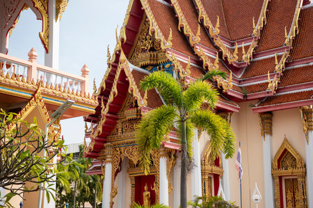 Wat Lum Mahachai Chumphon in Rayong City in the Province of Rayong in Thailand, Thailand, Rayong,...