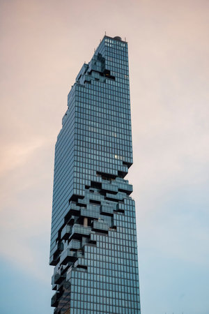 the King Power Mahanakhon Tower Building in Silom in the city of Bangkok in Thailand. Thailand,...
