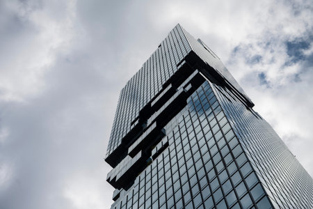 the King Power Mahanakhon Tower Building in Sathorn in the city of Bangkok in Thailand. Thailand,...