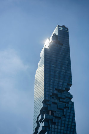 the King Power Mahanakhon Tower Building in Sathorn in the city of Bangkok in Thailand. Thailand,...