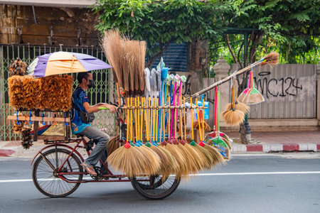 a street shop in the China Town in the city of Bangkok in Thailand. Thailand, Bangkok, November, 7,...