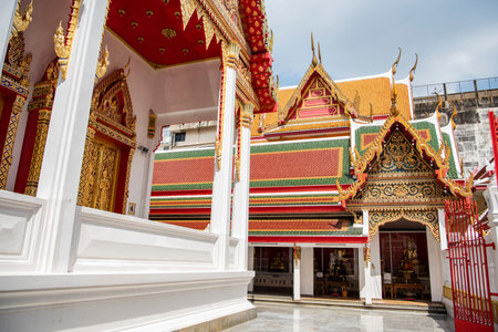the Chai Chana Songkhram in China Town in the city of Bangkok in Thailand. Thailand, Bangkok,...