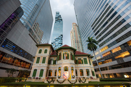 The House on Sathorn in front of King Power Mahanakhon Tower Building in the city of Bangkok in...
