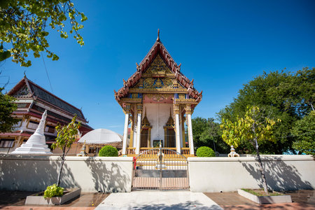 the Wat Klang in the Town of Phra Pradaeng near the city and Province Samut Prakan in Thailand....