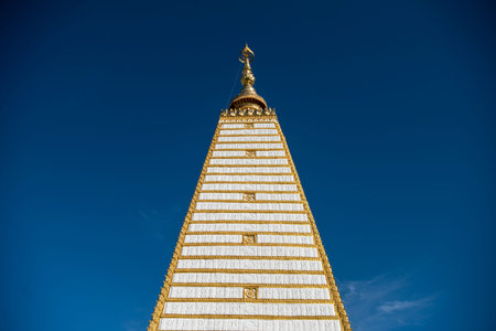the Sri Maha Pho Chedi of Wat Phra That Nong Bua Temple in the city center of Udon Ratchathani and...
