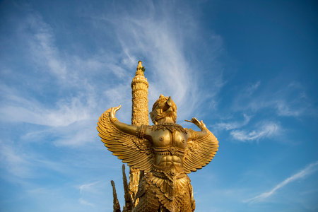 Thung Sri Mueang Monument of the Candle Festival in city Udon Ratchathani and Province Ubon...