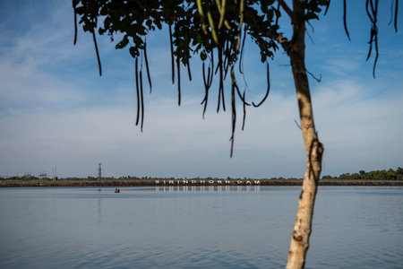 the Lake Sirindhorn Dam near the Town of Khong Chiam in Province of Ubon Ratchathani in Thailand....