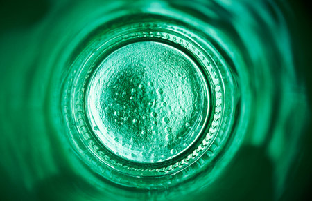 an empty beer bottle in the Old Town of Cairo the Capital of Egypt in North Africa, Egypt, Cairo,...
