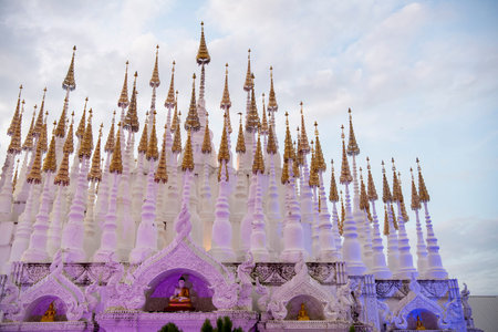 The Wat Phong Sunan in City of Phrae and Province of Phrae in North Thailand. Thailand, Phrae,...