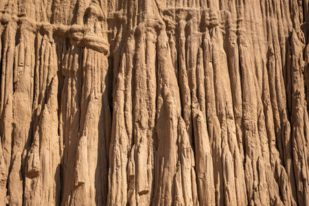 The Landscape of Sao Din Na Noi National Park in the Province of Nan in North Thailand. Thailand, Nan, November, 22, 2024.のeditorial素材