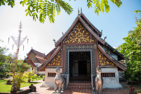 The Wat Nong Bua Museum in Wang Pha Village in Province of Nan in North Thailand. Thailand, Nan, November, 17, 2024.のeditorial素材