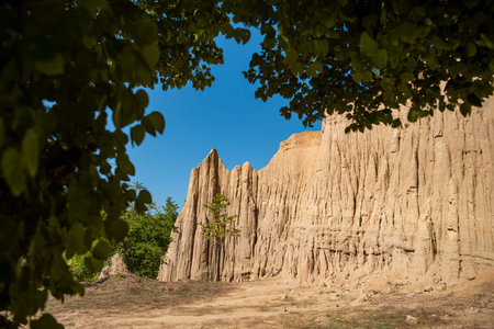 The Landscape of Sao Din Na Noi National Park in the Province of Nan in North Thailand. Thailand, Nan, November, 22, 2024.のeditorial素材
