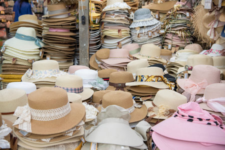 Hut at Sampheng Market Line in the City of Bangkok in Thailand. Thailand, Bangkok, November, 7, 2024.のeditorial素材