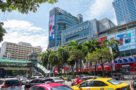 Central World Mall in the Pratunam Area in City of Bangkok in Thailand. Thailand, Bangkok, December,...