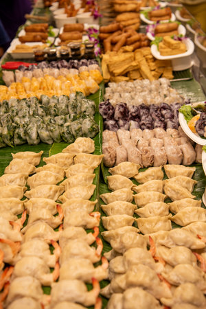Food Market at Icon Siam Mall at Chao Phraya River in City of Bangkok in Thailand. Thailand,...