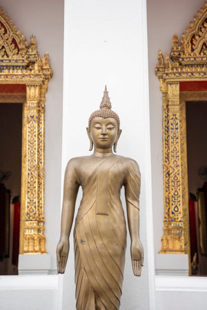 Wat Maha Phruettharam Worawihan in Bang Rak in City of Bangkok in Thailand. Thailand, Bangkok,...