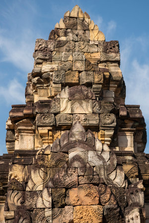 The Khmer Temple Ruins of Prasat Sdok Kok Thom in the Province of Sa Kaeo in Thailand. Thailand, Sa Kaeo, November, 13, 2025のeditorial素材