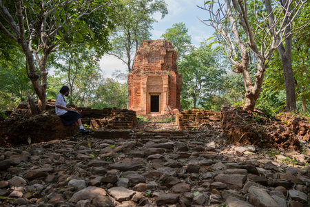 The Prasat Khao Lon in the Province of Sa Kaeo in Thailand. Thailand, Sa Kaeo, November, 13, 2025のeditorial素材