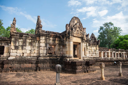 The Khmer Temple Ruins of Prasat Sdok Kok Thom in the Province of Sa Kaeo in Thailand. Thailand, Sa Kaeo, November, 13, 2025のeditorial素材